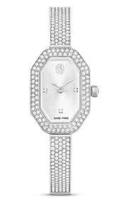 Dextera Bangle Watch Metal Bracelet Silver Tone